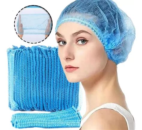 Gorro Plisado Desechable Cofia Con Pzas Mercadolibre