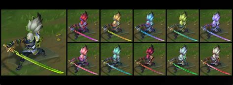 Yasuo Skins Chromas League Of Legends LoL