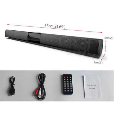 Wireless Bluetooth Soundbar Speaker Ideal for TV Use - Digital Zakka