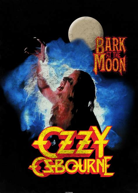 Bark At The Moon Poster Picture Metal Print Paint By Ozzy Osbourne