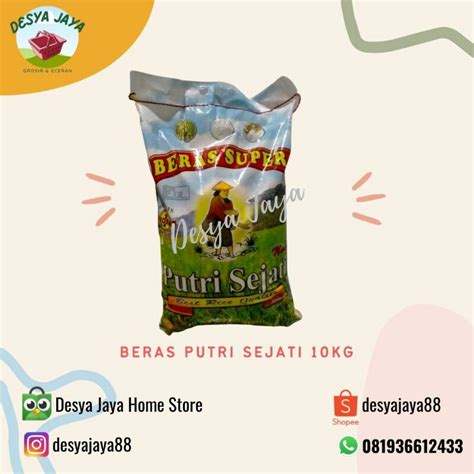 Jual Beras Putri Sejati 10kg Shopee Indonesia