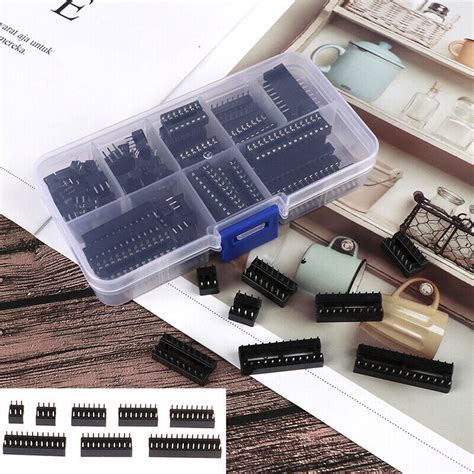 Pcs Box Dip Ic Sockets Solder Type Socket Kit