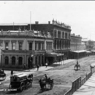 A View Of Queen Street Showing West Side Between Wellesley Street West