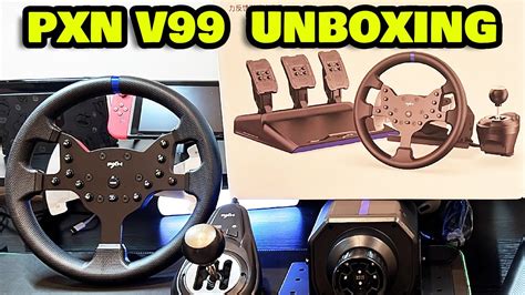 Unboxing Pxn V Racing Wheel Real Force Feedback Pc Xbox One