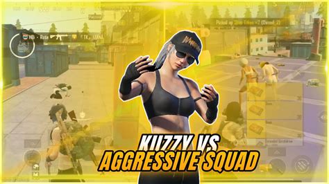 Pubg 💥 My Best Gameplay 💥🔥kuzzy Vs Aggressive Squad 🔥⚡️iphone 11 ⚡️