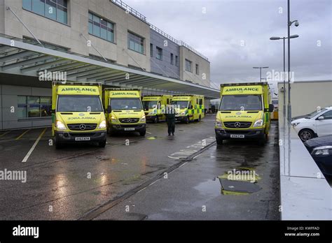 Ambulances Queuing Outside The Emergency Department Broomfield