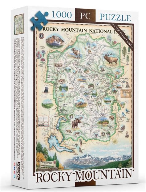 Puzzle Rmnp Xplorer Map Rocky Mountain Conservancy