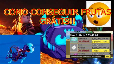 Como Conseguir Frutas Do Blox Fruits De Gra A Peguei Kitsunez Youtube