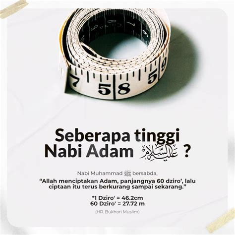 SEBERAPA TINGGI NABI ADAM ALAYHISSALAM?