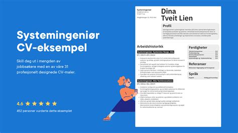 Systemingeniør CV eksempler og skrivetips 2024 gratis guide CVapp no