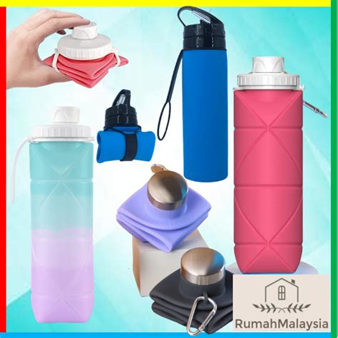 Foldable Water Bottle Botol Lipat Bottle Cup Botol Air Cute Budak