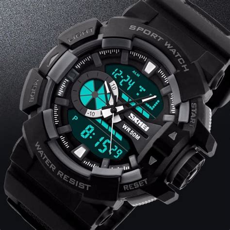 Jual Jam Tangan Sport Pria Skmei Original Model Casio Gshock Hitam