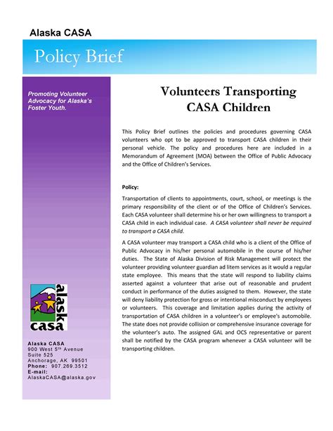 Policy Brief Template