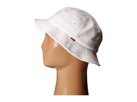 Lyst Obey Terry Bucket Hat In White For Men