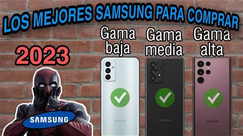 Top Mejores Celulares Samsung Calidad Precio Para Comprar En Youtube