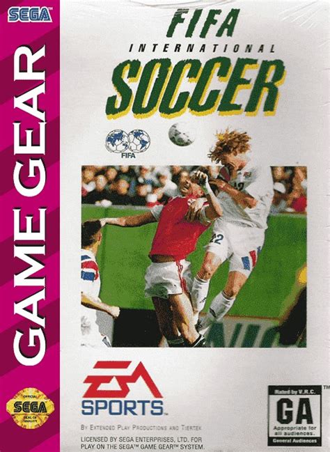 FIFA International Soccer Boxarts For Sega Game Gear The Video Games