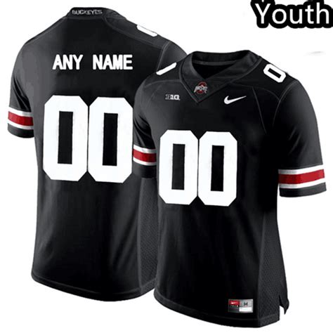 Mens Custom Ohio State Buckeyes Stitched Nike Blackout 2022 Rose Bowl ...