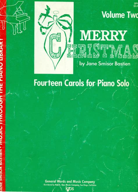 Biblio Merry Christmas Volume Two Fourteen Carols For Piano Solo