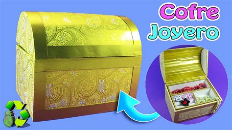 Cofre Joyero De Cartón Ecobrisa Diy Youtube