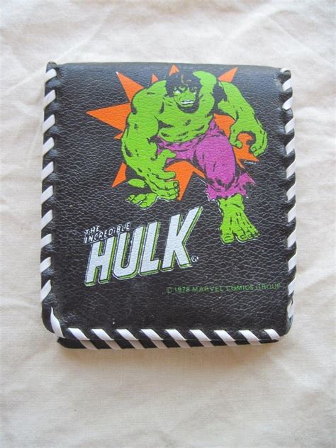 Vintage Marvel Comics Incredible Hulk Wallet