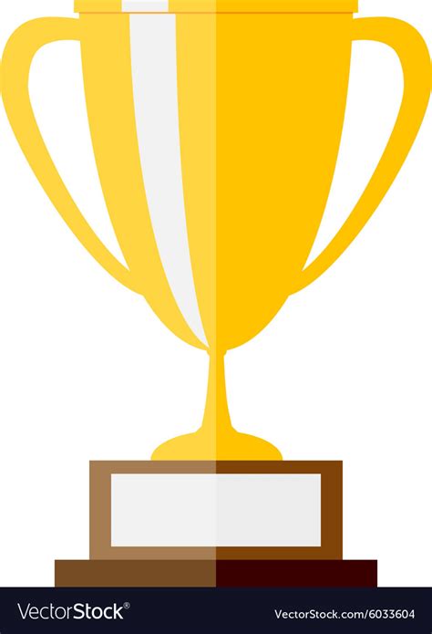 Gold trophy Royalty Free Vector Image - VectorStock