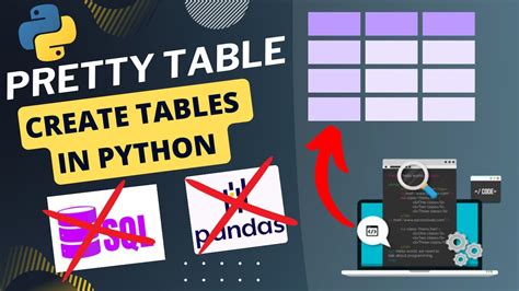 Prettytable Create Tables In Python Prettify Data In Tabular Format No Sql And No Pandas