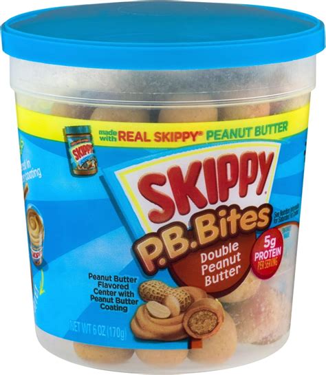 Skippy P B Bites Double Peanut Butter 6 Oz Snack Pack Amazon Ca Grocery