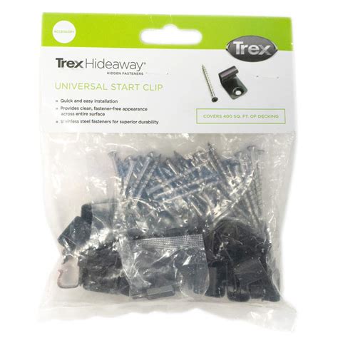 Trex Hideaway Starter Clips Fastener Free Decking System