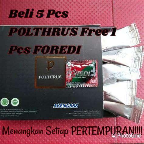 Jual 5 Pcs Polthrus Obat Herbal Pria Dewasa Kuat Tahan Lama Bukan Slb