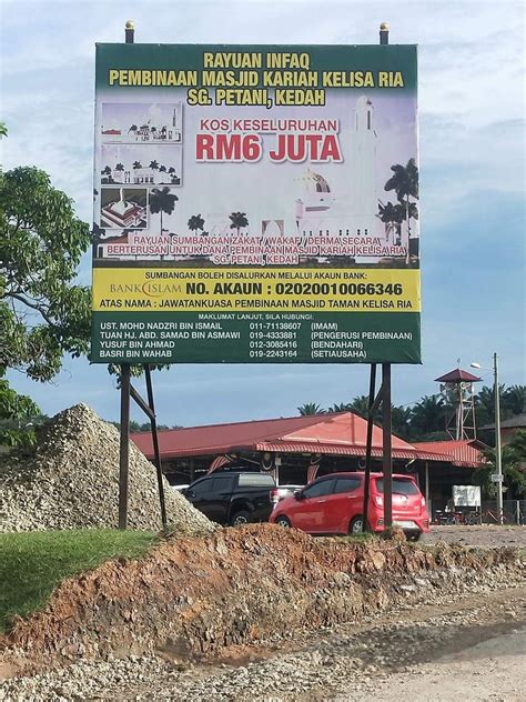 DANA BINA MASJID KARIAH TAMAN KELISA RIA SUNGAI PETANI