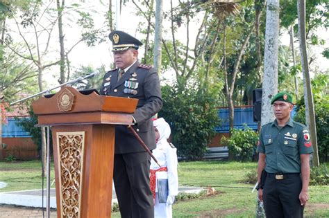 Dandim Kab Malang Batu Pimpin Upacara Memperingati Hari