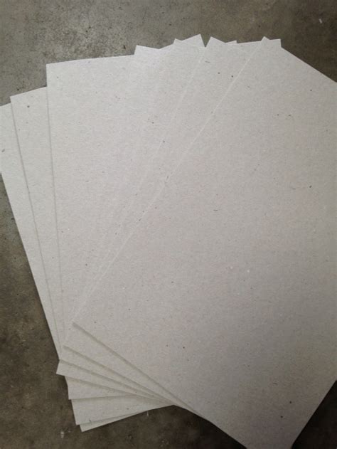 25 Sheets Of 12x12 Construction Board 1mm 1000mic Greyboard Funkypen