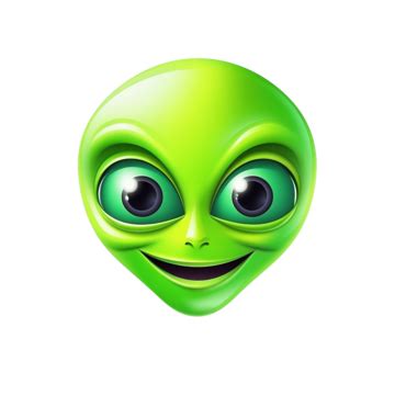 Alien Face Emoji, Alien, Cartoon, Symbol PNG Transparent Image and Clipart for Free Download