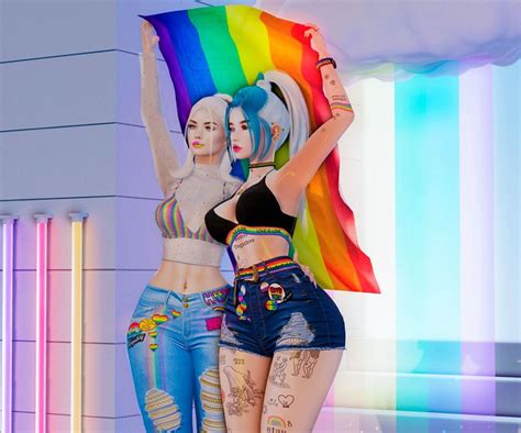 Second Life Marketplace Mb Bento Pose Pride Lgbt 2