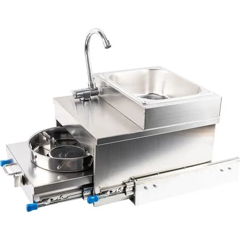 Sneida Caravan Rv Camper Folding Sink Customized Stainless Steel 304