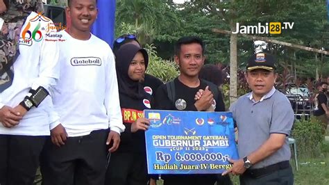 Al Haris Tutup Gateball Gubernur Jambi Cup II 2023 YouTube