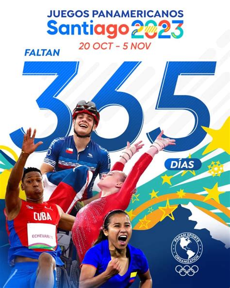 Best Vídeo Estamos a um ano dos Jogos Pan Americanos Santiago 2023