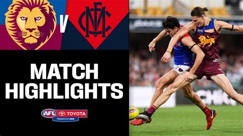 Brisbane V Melbourne Highlights Round 15 2019 Afl Youtube