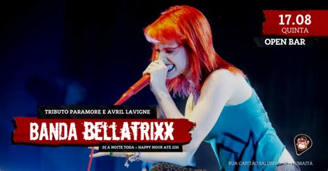 Open Bar A Banda Bellatrixx Tributo Paramore E Avril Lavigne