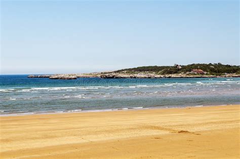 Beach of Vizcaya stock photo. Image of mountain, hillsise - 59339004