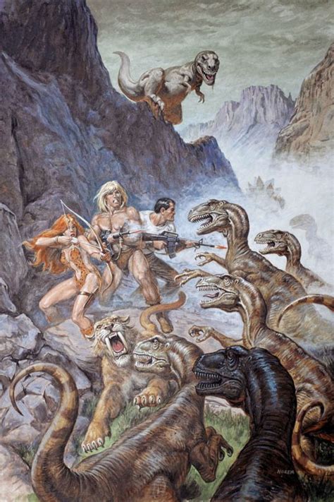 Cover Art By Earl Norem For The Marvel Graphic Novel Ka Zar Guns Of