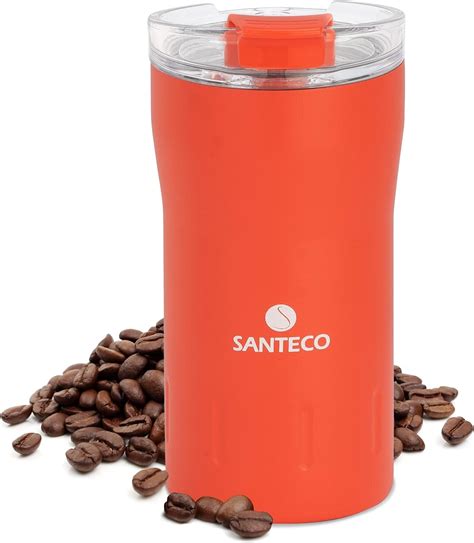 Buy Travel Coffee Mug 12 Oz Santeco Insulated Coffee Cups With Flip