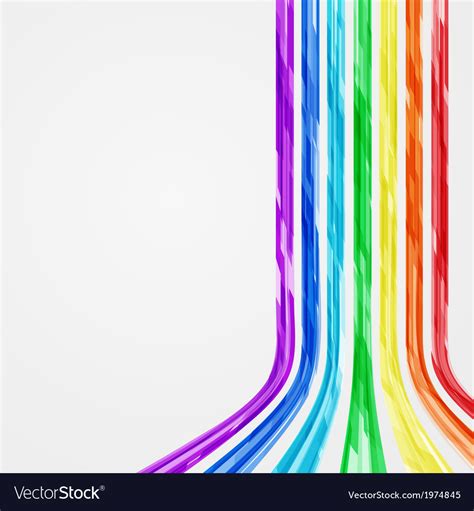 Abstract rainbow lines background Royalty Free Vector Image