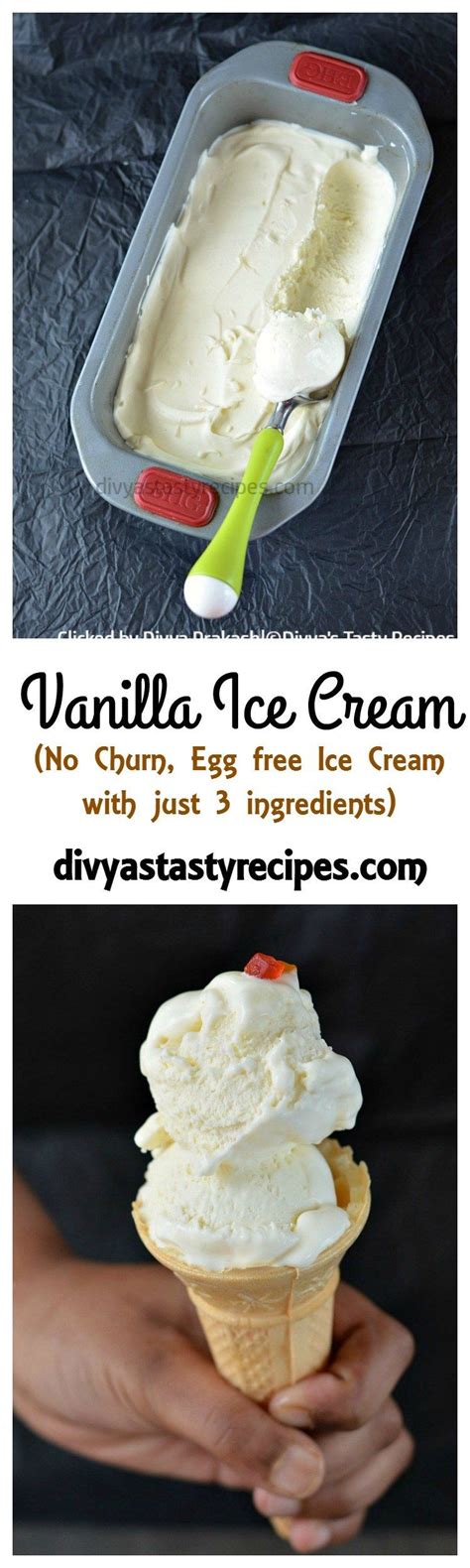 Vanilla Ice Cream Recipe Homemade Vanilla Ice Cream Without Ice Cream