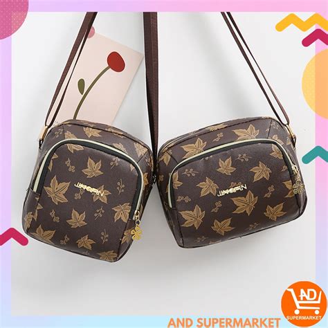 Jual Tas Selempang Bahu Wanita Motif Cantik Slingbag Wanita Terkini Tas