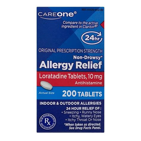 Save On Careone Hour Allergy Relief Loratadine Mg Non Drowsy