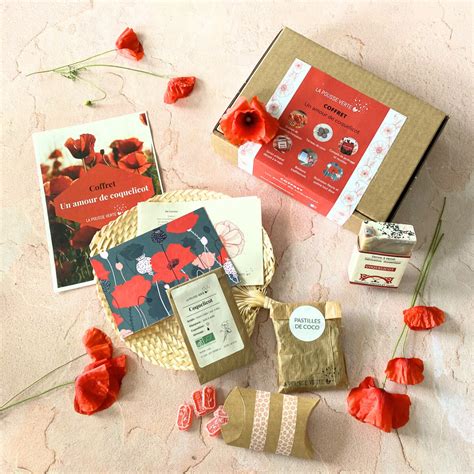 Coffret jardinage douceur autour du coquelicot fabriqué en France