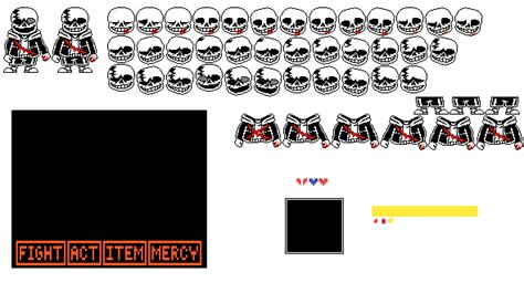 Pixilart - Sans Phase 3 Sprite Sheet by braian