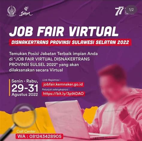 Job Fair Sulawesi Selatan 1 Jadwal Event Info Pameran Acara Promo