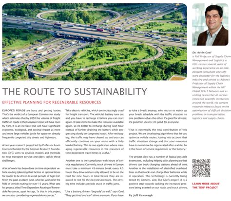 The Route To Sustainability Telematique